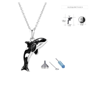 Orca Necklace Urn Sterling Silver