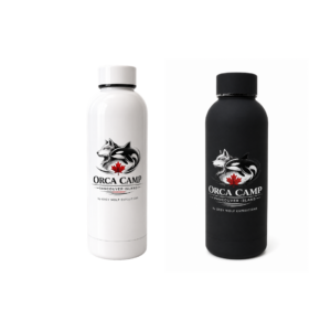 Stay hot/keep cold water bottle 500 ml (black or white)