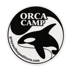 Classic Orca Camp Sticker Round