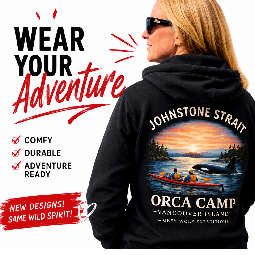 Orca Camp Hoodie (Unisex) Black Only